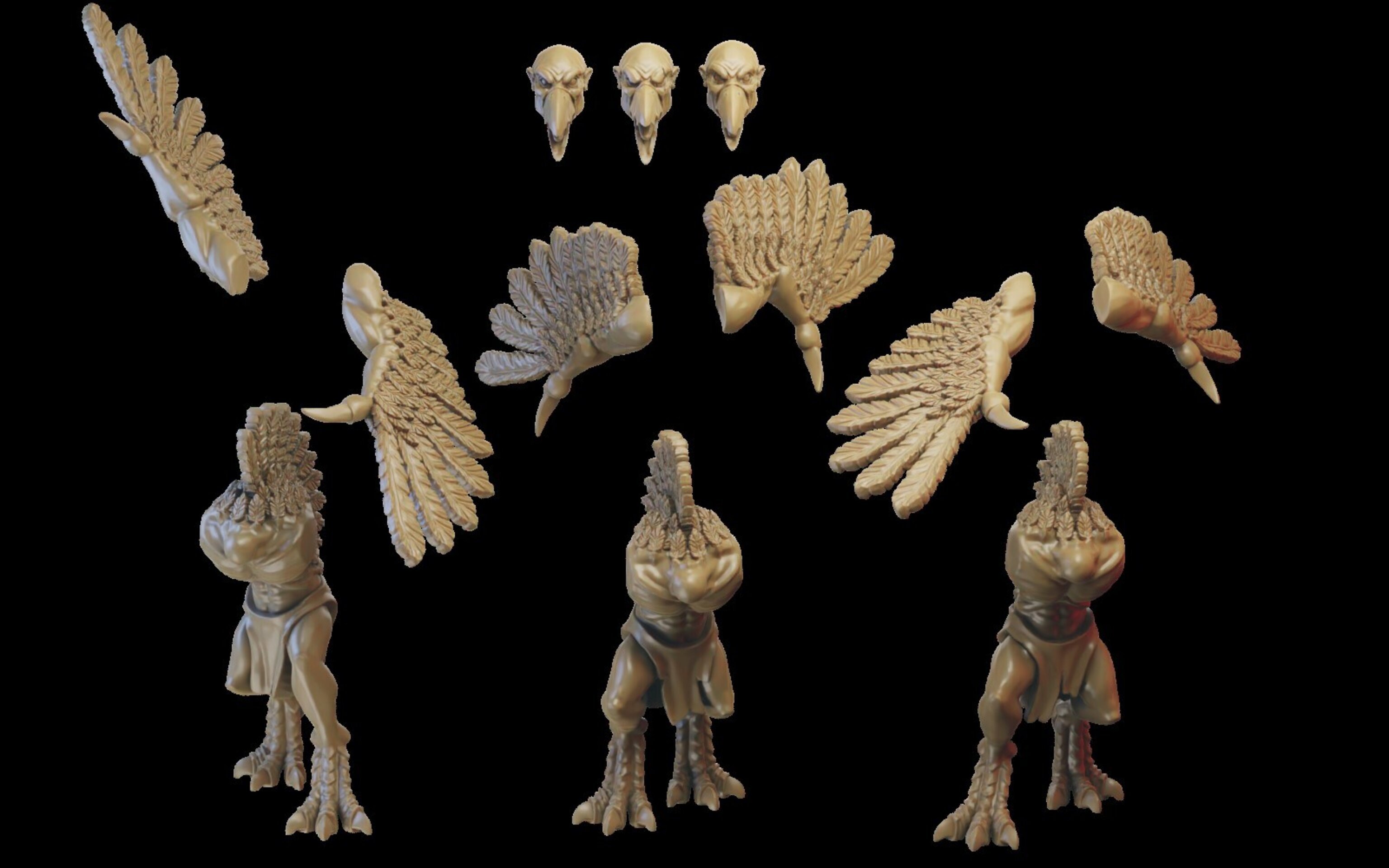 Vargheists (ilhadiel) vampire counts - wargames - resin miniatures - 28 mm - 3