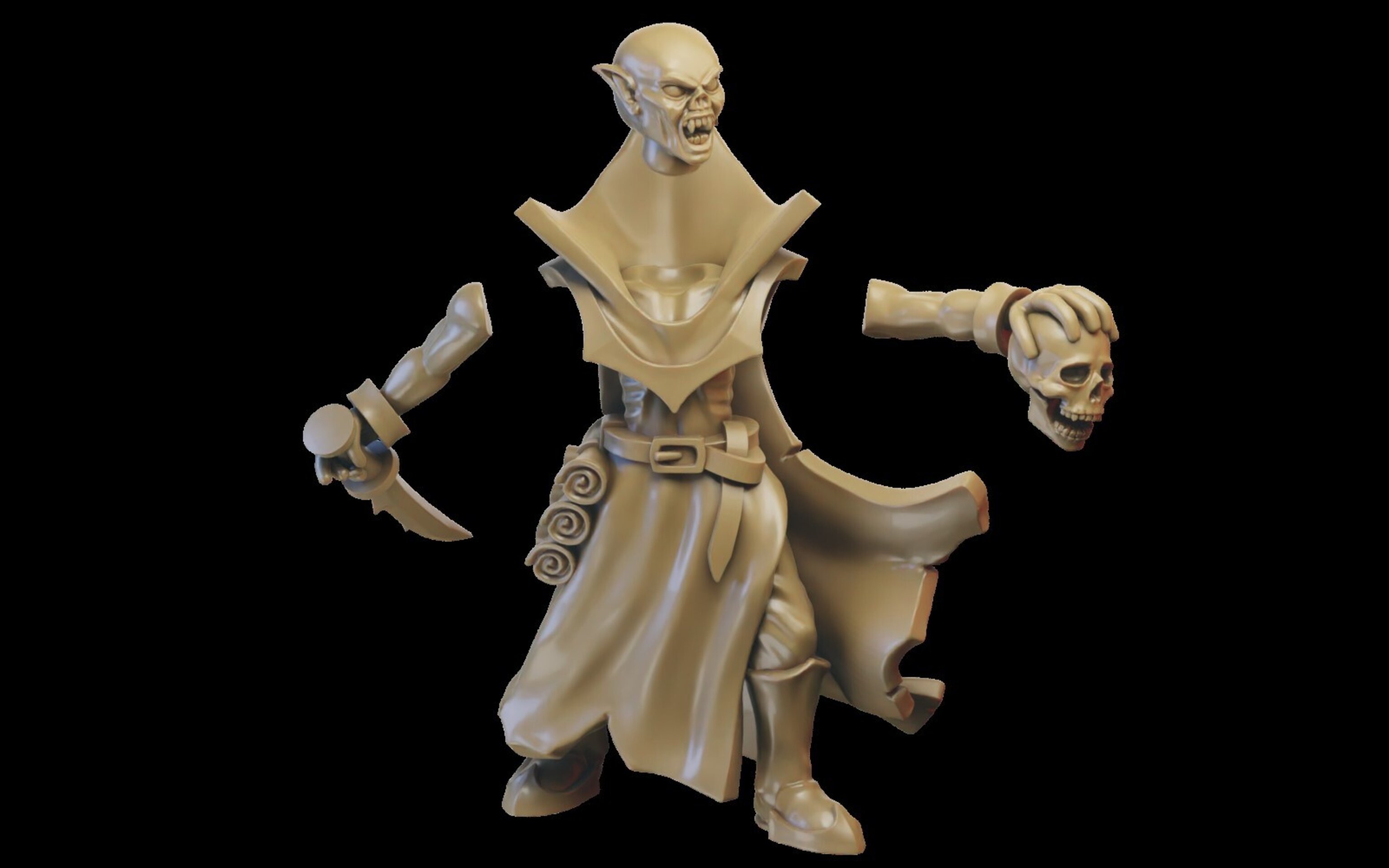 Vampire Count Necrarch on foot (ilhadiel) vampire counts - miniatures - 28 mm - 3