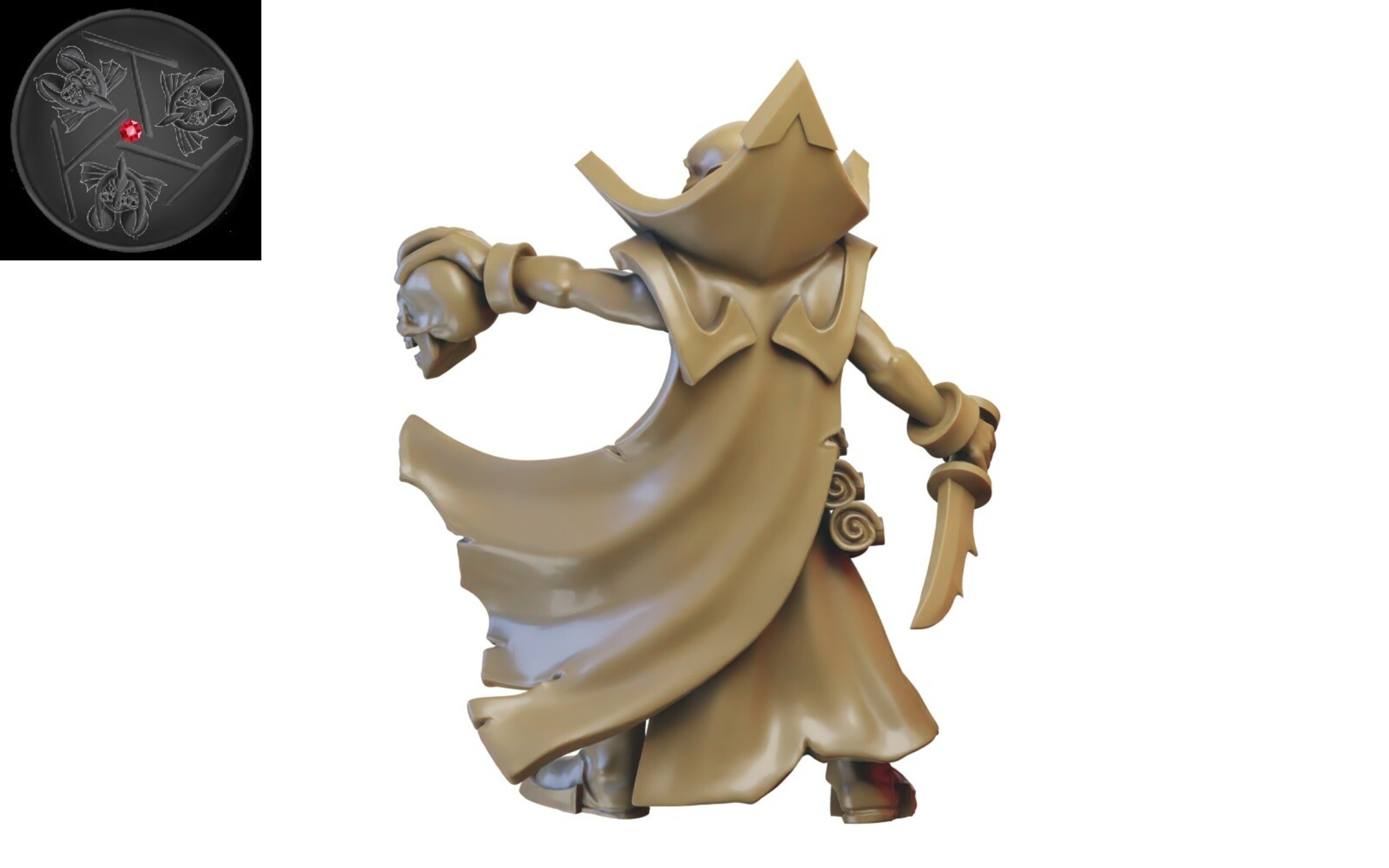 Vampire Count Necrarch on foot (ilhadiel) vampire counts - miniatures - 28 mm - 2