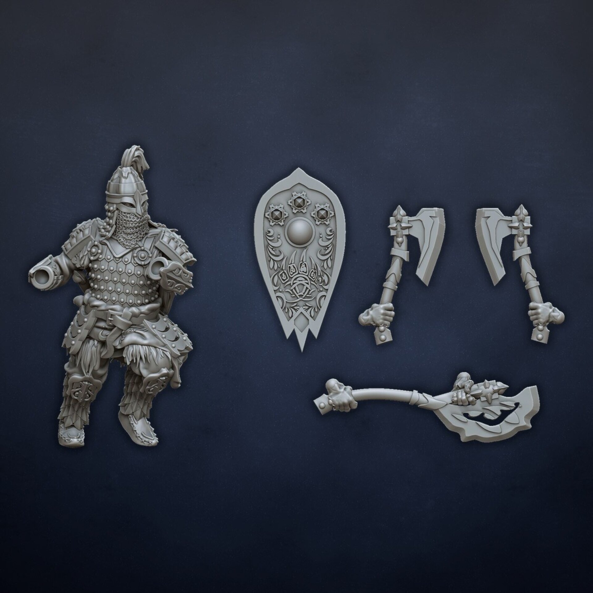 Palace Tzar Guard (dragons lake) kislev - wargames - resin miniatures - 28 mm - 6